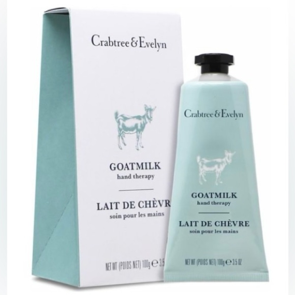Crabtree & Evelyn Goat Milk Hand Care Therapy Cream Moisturizer 100g / 3.5oz